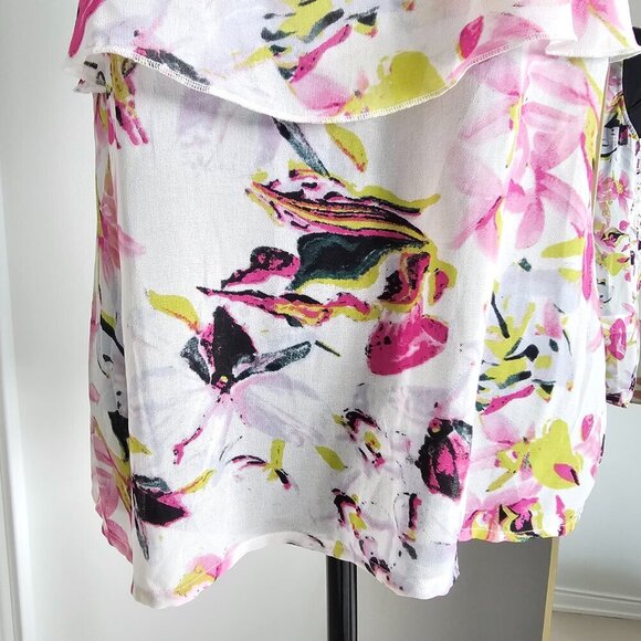 Women's Floral Sleeveless Pullover Top, Size M - Picture 6 of 14